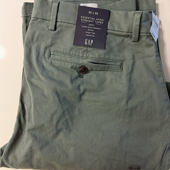 GAP Other - GAP Men's Khaki Straight Taper Pants - Olive